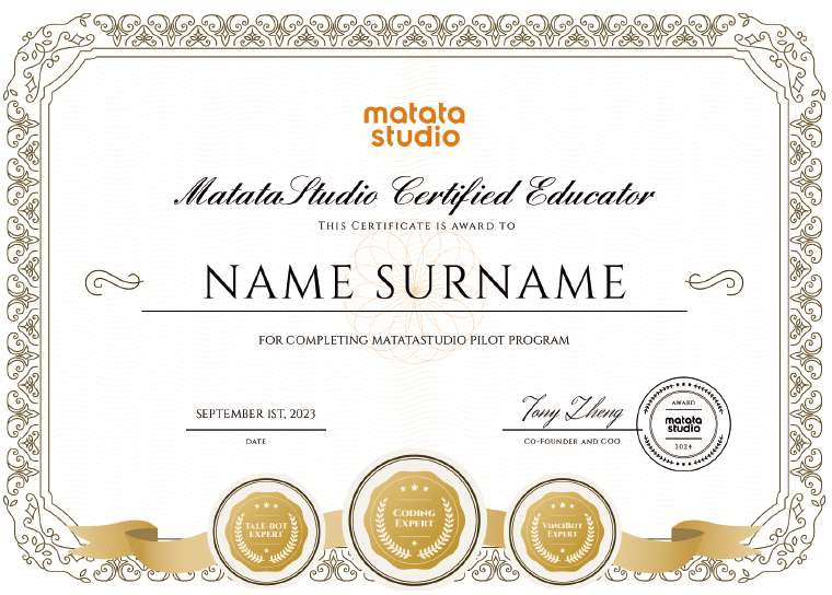 MCE Certification - STEM Toys - Matatalab